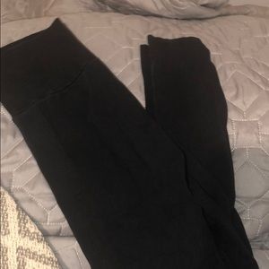 Black high waisted leggings